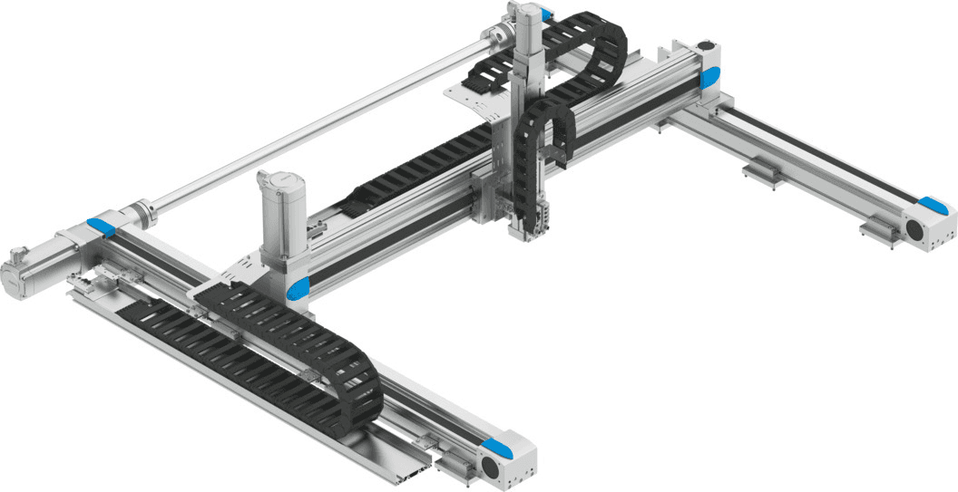 Three-dimensional gantry YXCR